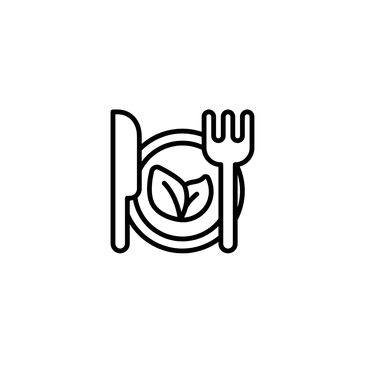 spoon and plate - dinner icon